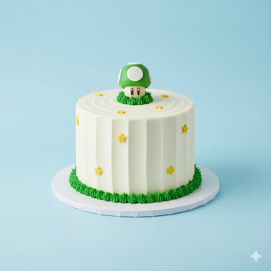 1-Up Mushroom Cake