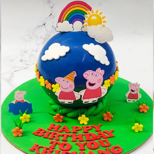 Peppaland cake