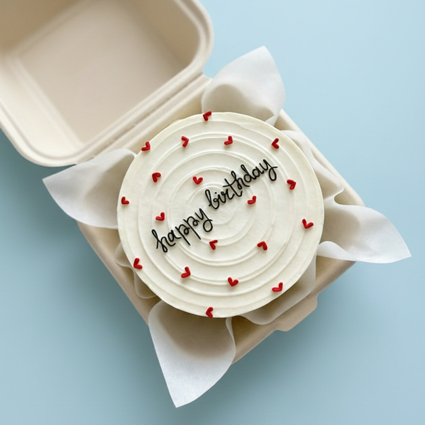 Celebration Sprinkle Bento Cake