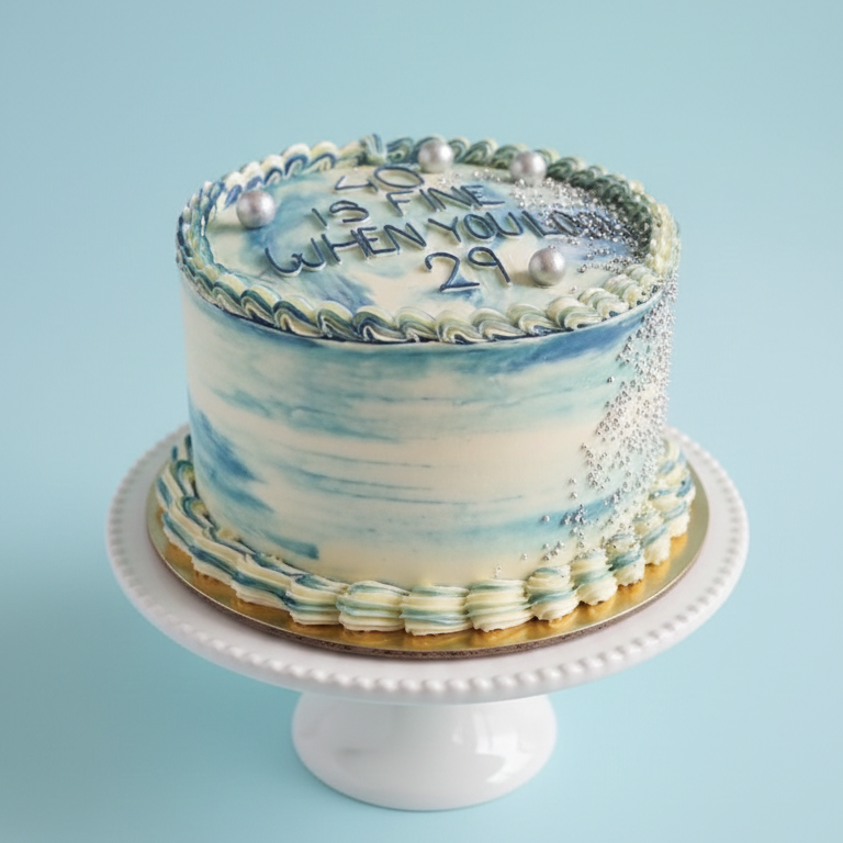 Blue Serenity Buttercream