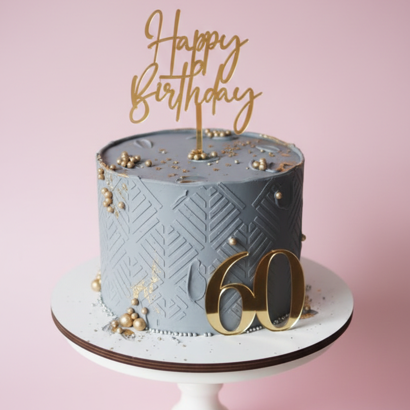 Silver Grace 60 Cake