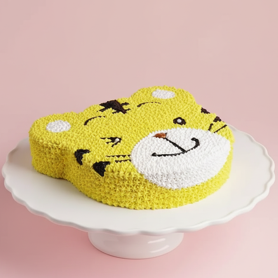 Happy Tiger Cub Cake