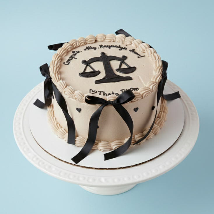Justice Scale Advocate Cake