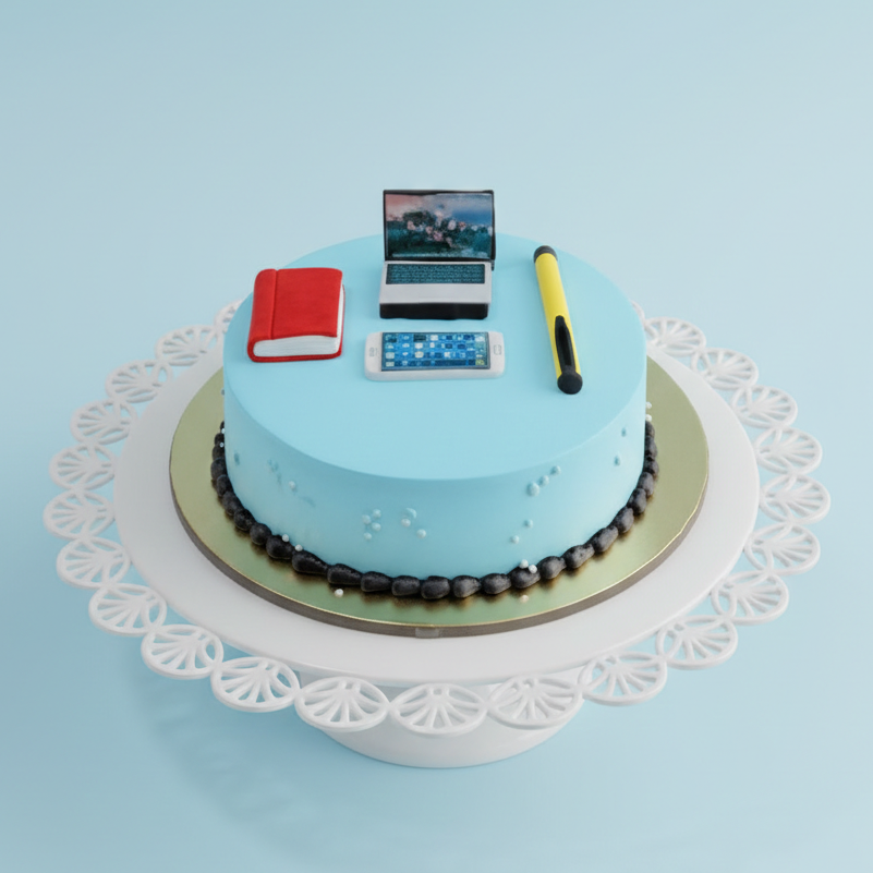 Corporate Desk Life Cake