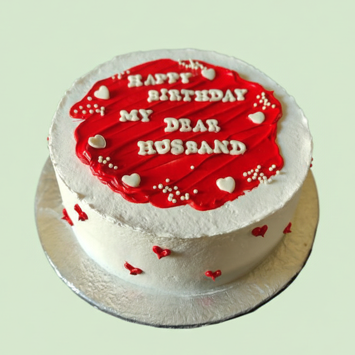 My Dear Husband Celebration Cake