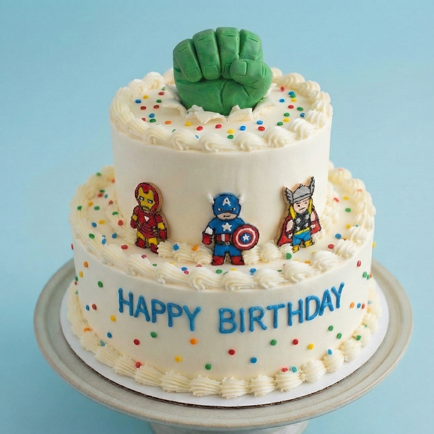 Mini Avengers Hero Cake