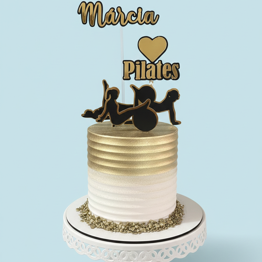 Pilates Power Celebration Cake