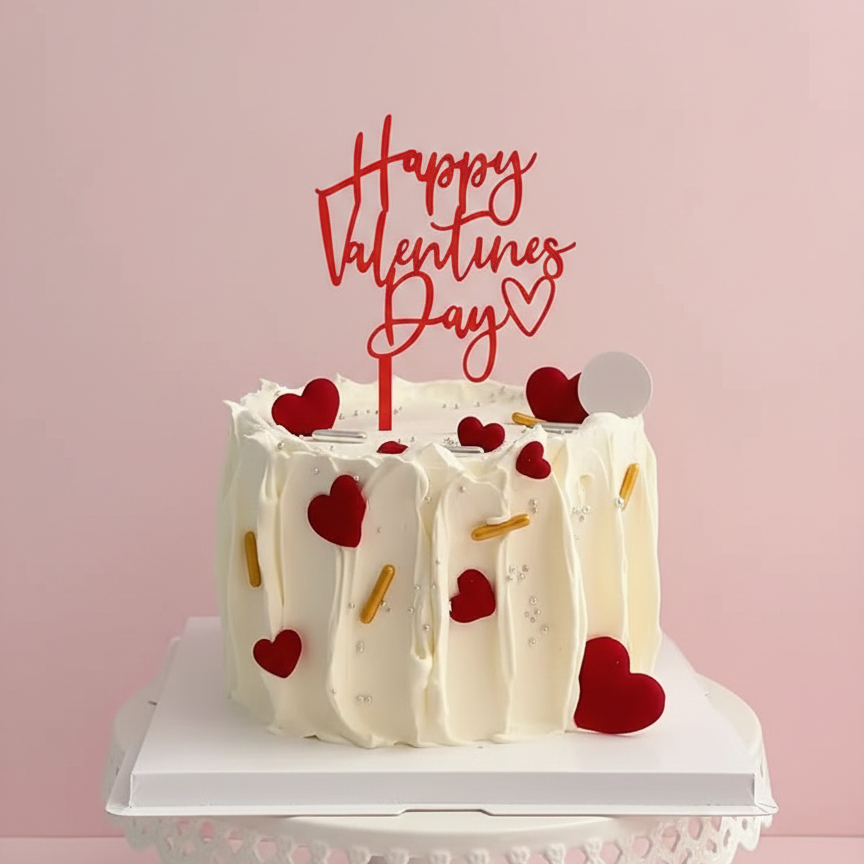 Sweetheart Drip Delight Cake