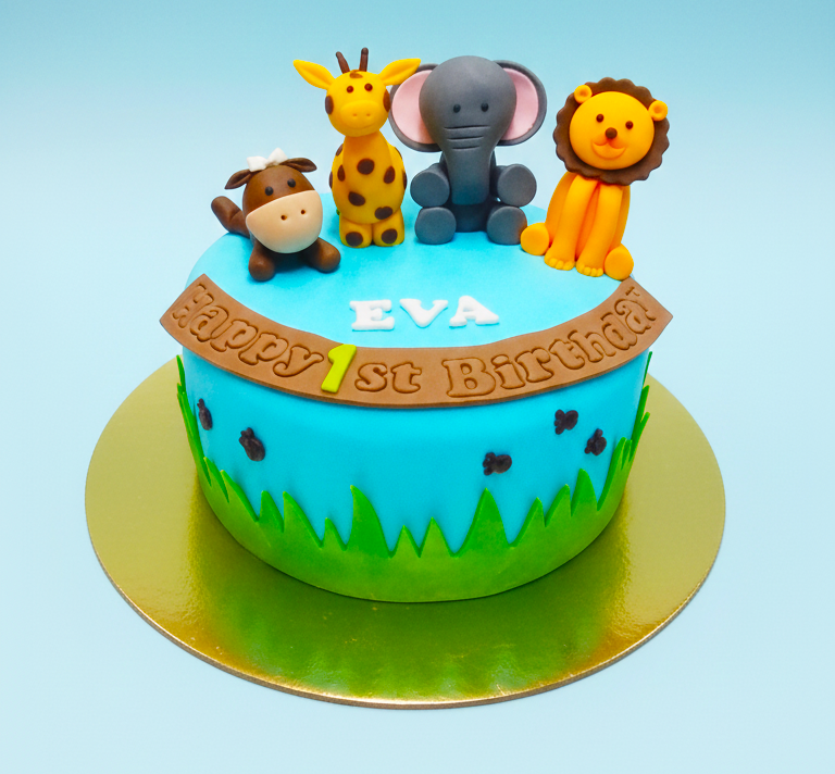 Jungle Friends Cake