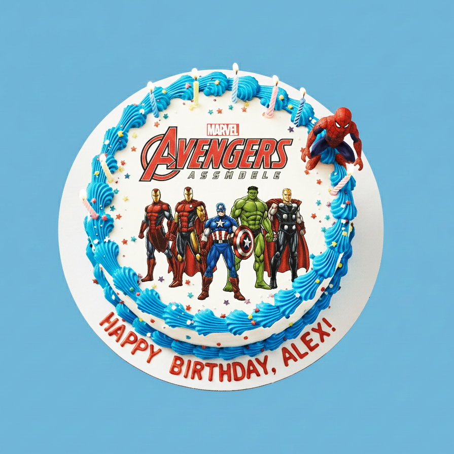 Avengers Team Spirit Cake
