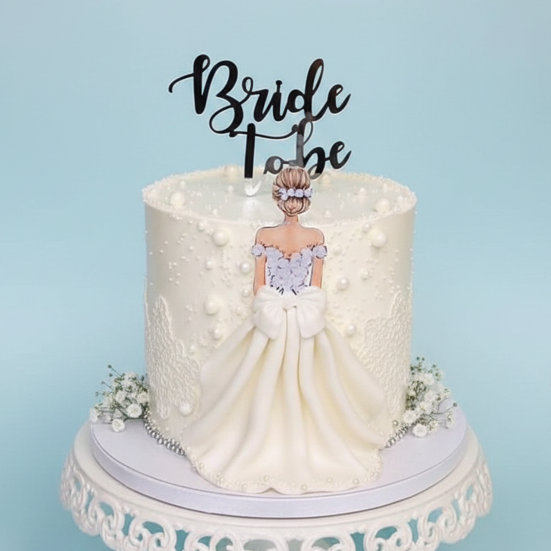 Blushing Bride Gown Cake