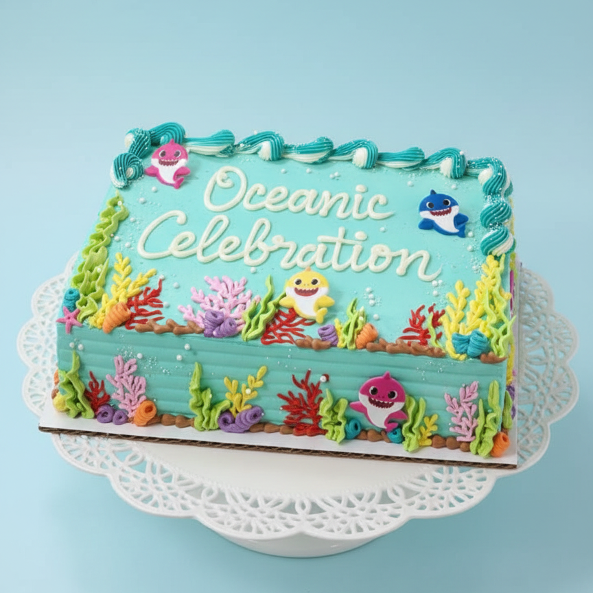 Oceanic Celebration Cake