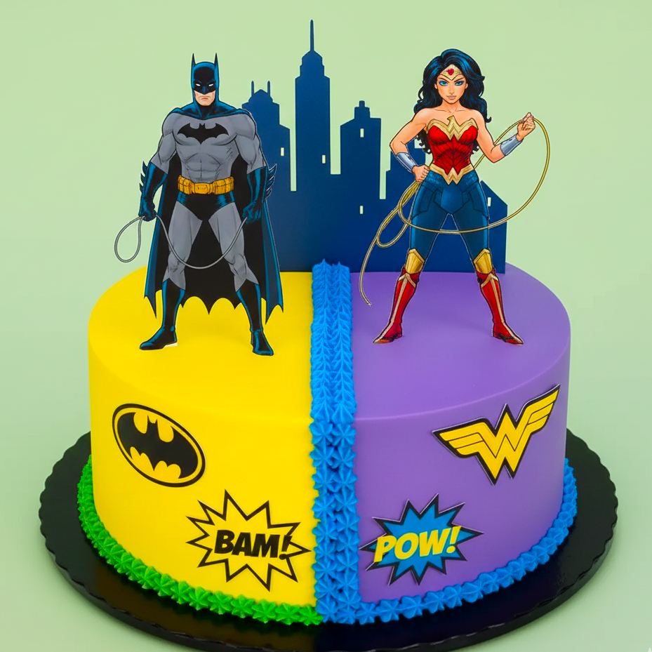 Avengers Trio Celebration Cake