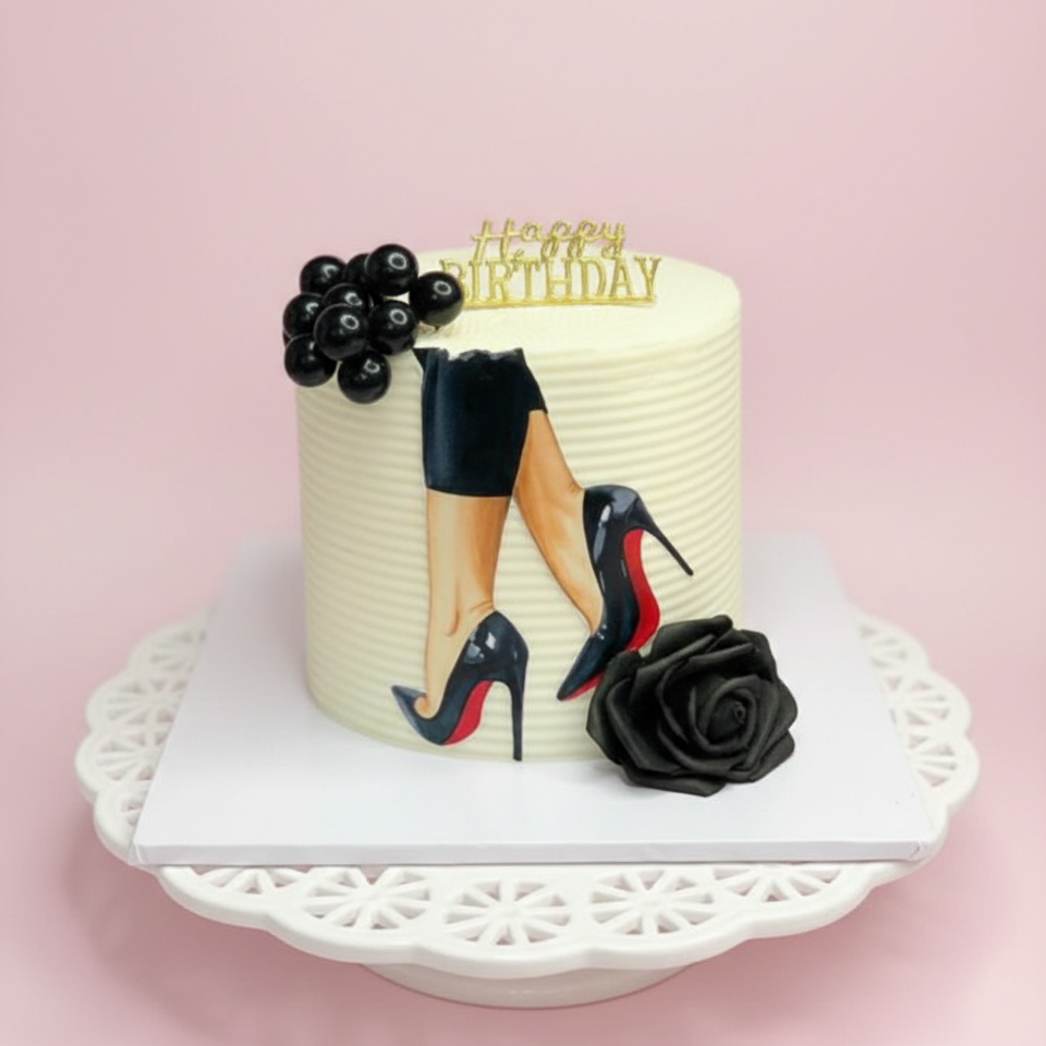 High Heels & Glamour Cake