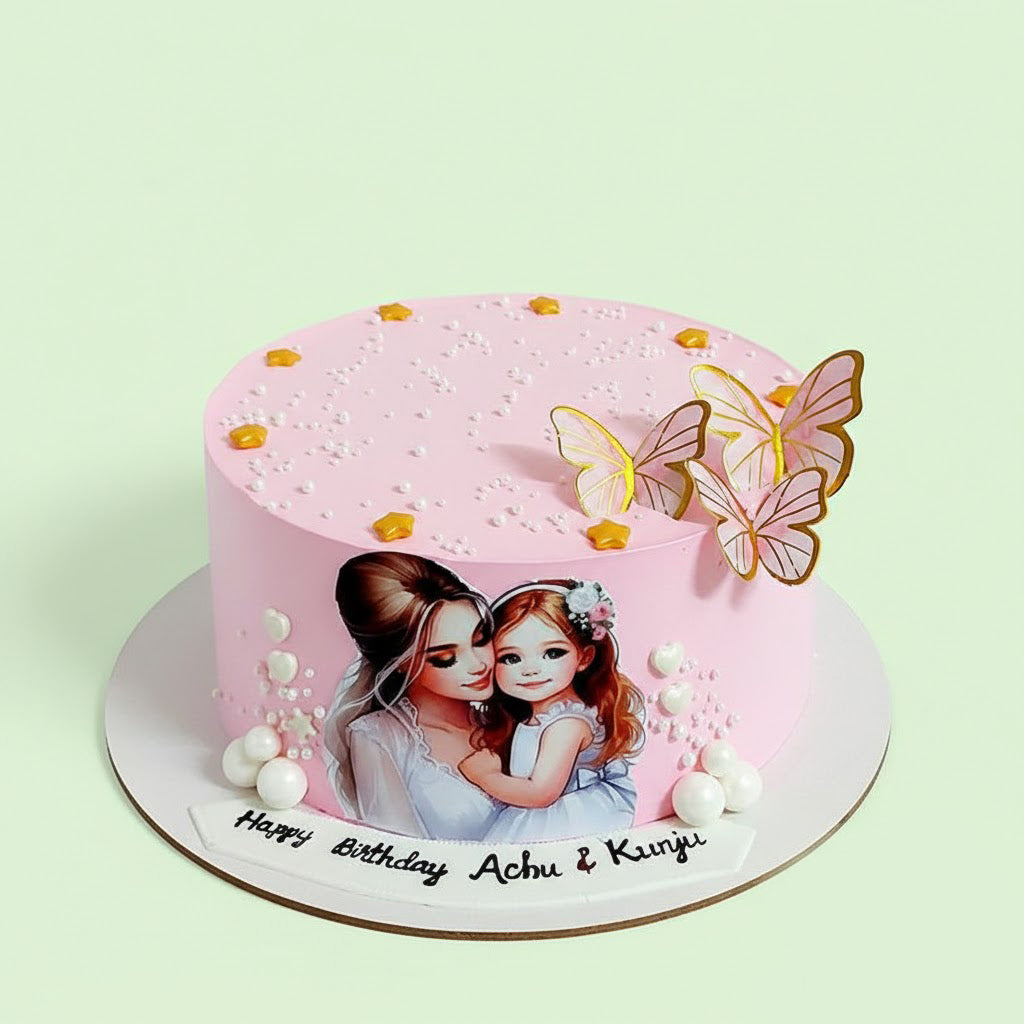 Butterfly Sisters Celebration Cake
