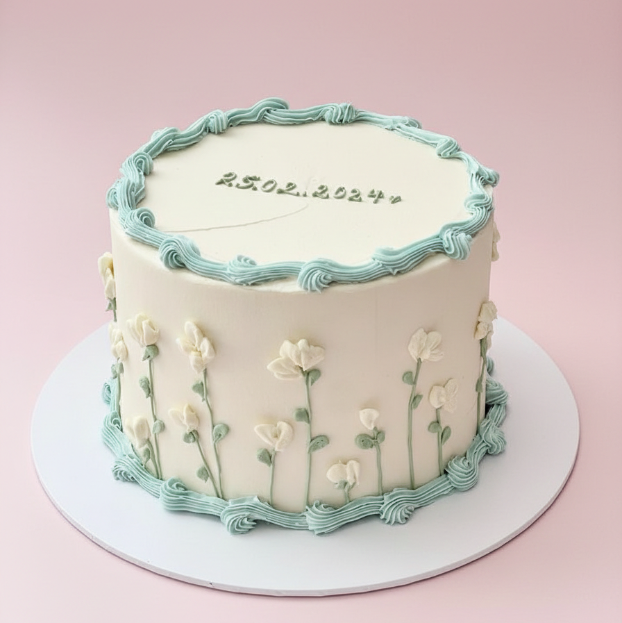 Floral Pastel Celebration Cake