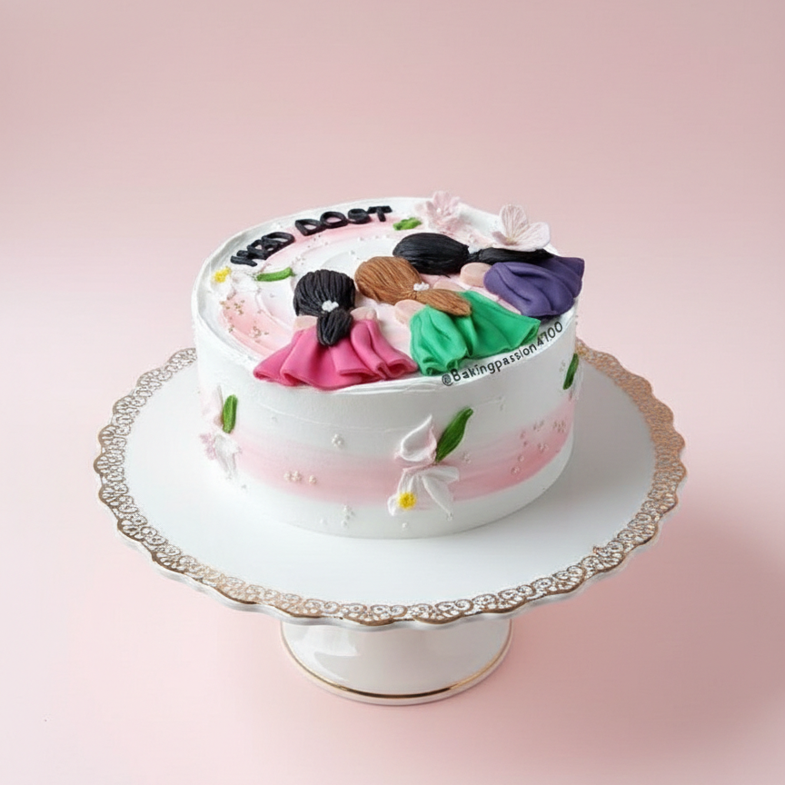 Pastel Bloom Delight Cake