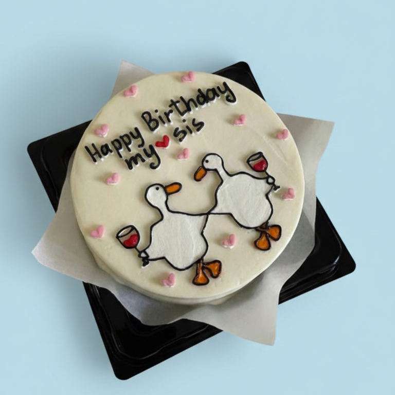 Duck Love Celebration Cake