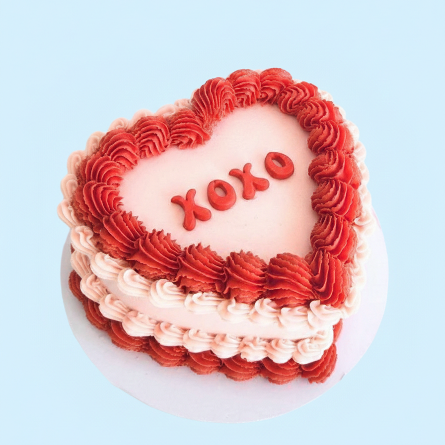 XOXO Heart Bliss Cake