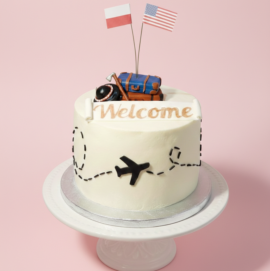 Welcome Aboard Travel Cake
