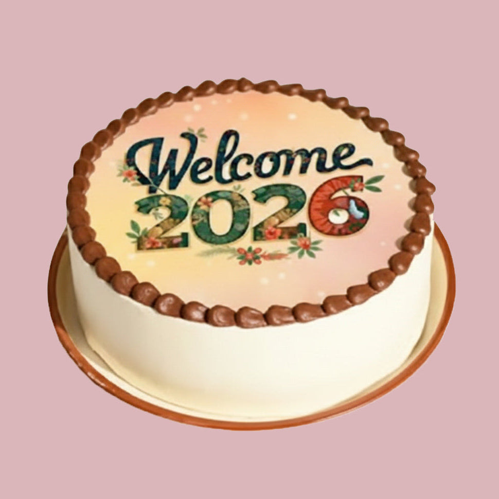 Welcome 2026 Celebration Cake