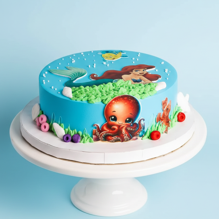 Ocean Princess Fantasy Cake