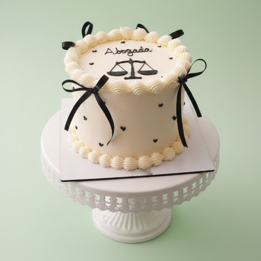 Elegant Legal Affair Cake