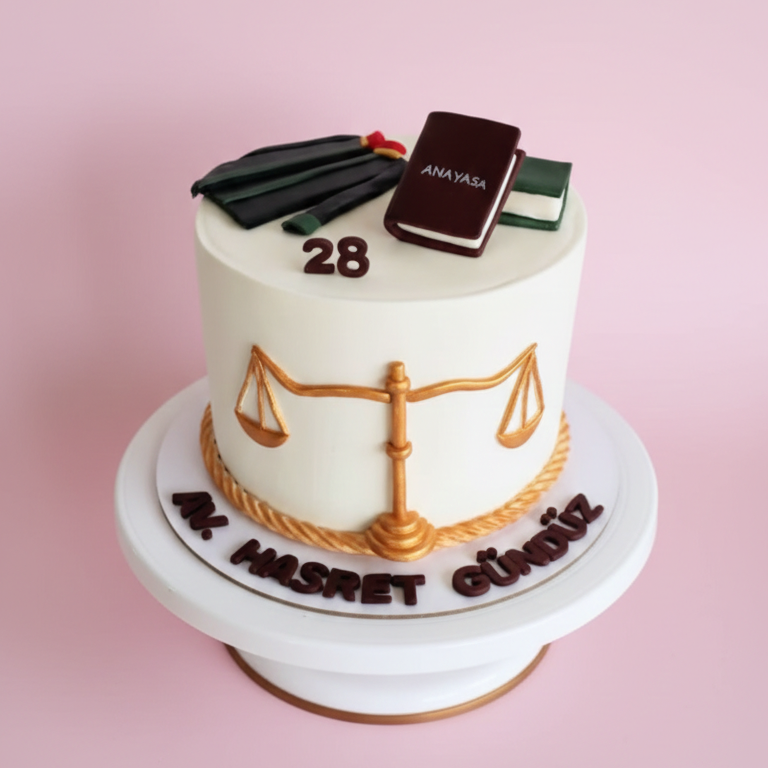 Rising Lawyer Celebration Cake