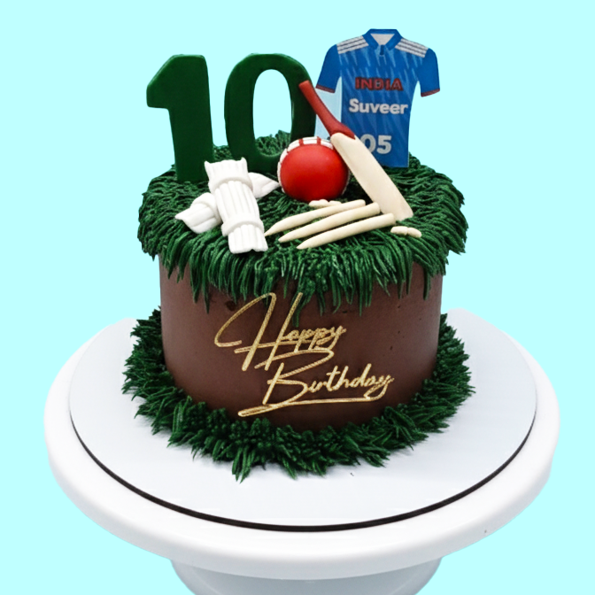 Chocolate Football Theme Cake