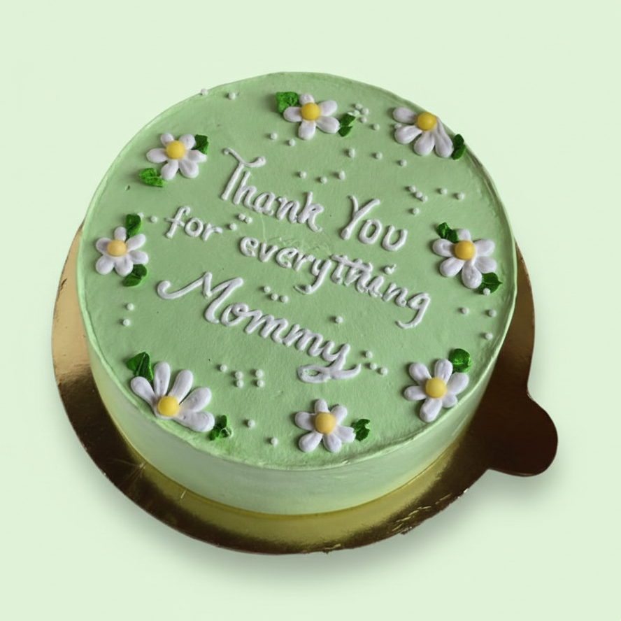 Thank You Mom Garden Cake
