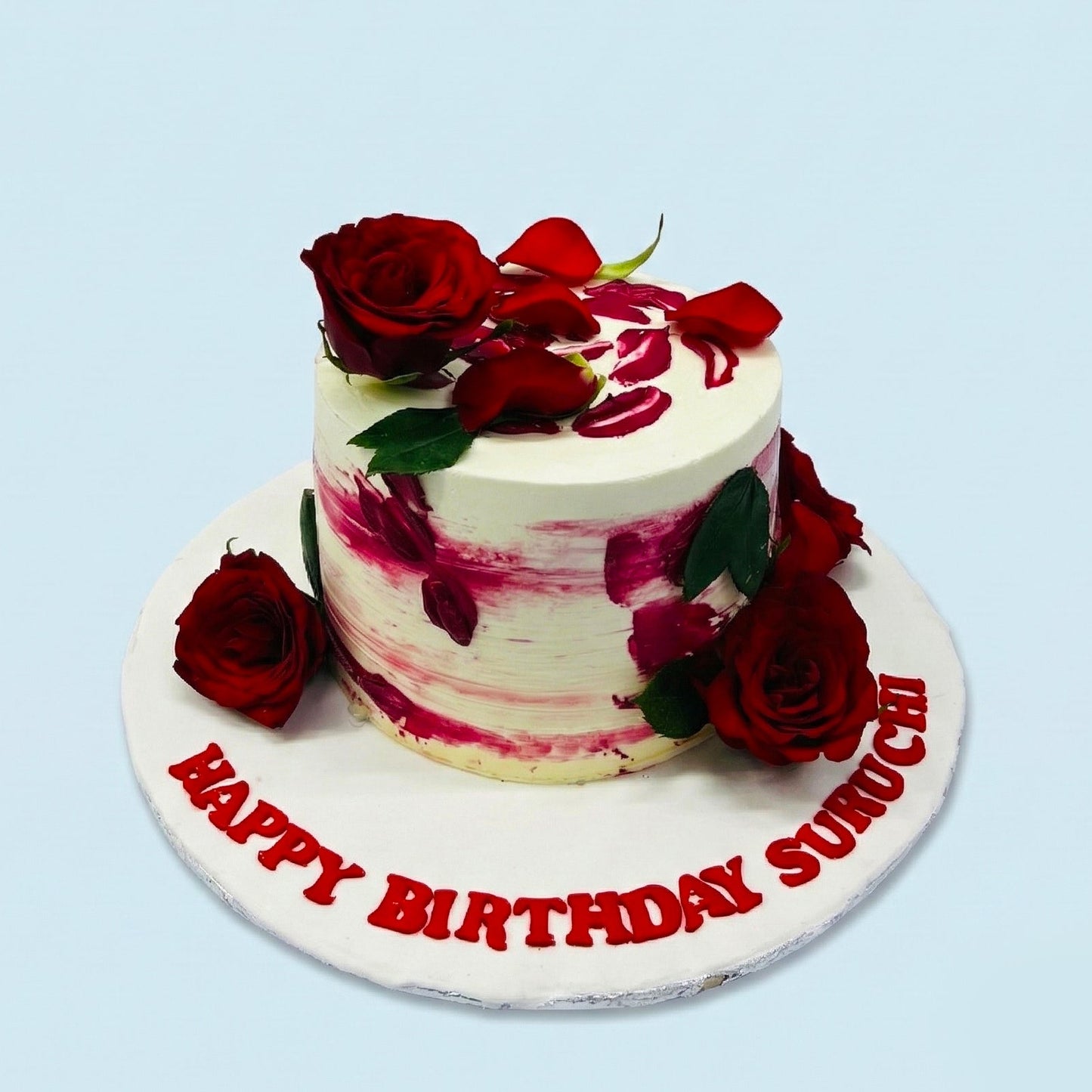Scarlet Rose Birthday Cake