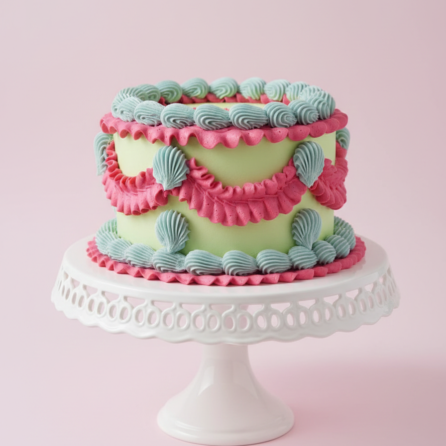Pastel Garland Dream Cake