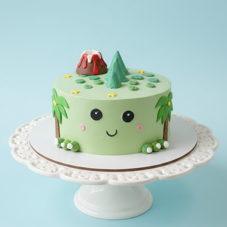 Smiley Dino Bliss Cake