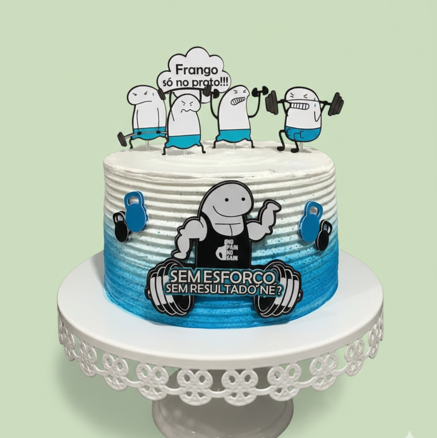 Gym Squad Motivation Cake