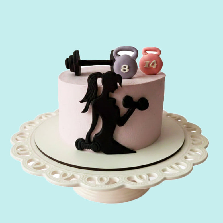 Lift & Hustle Fitness Cake