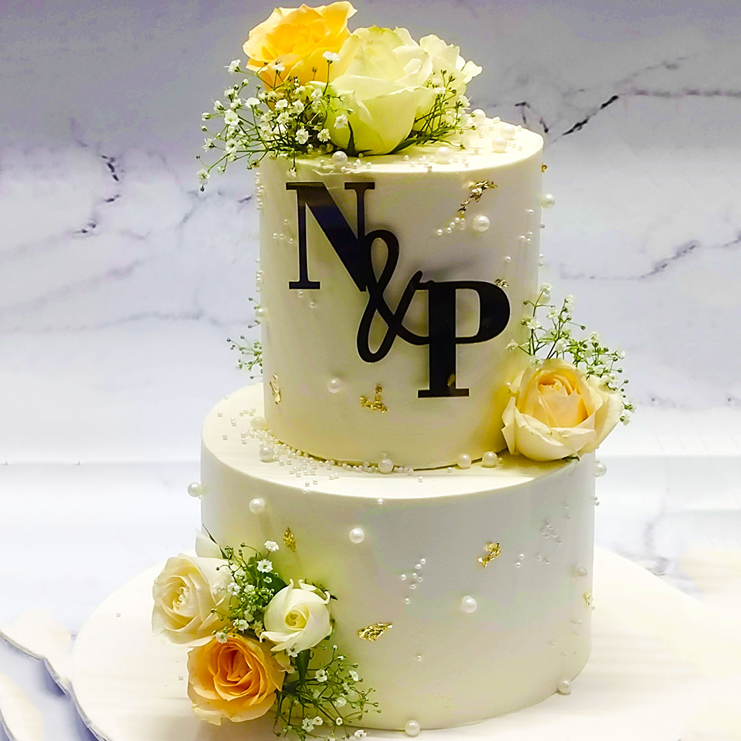 Pearl elegance cake