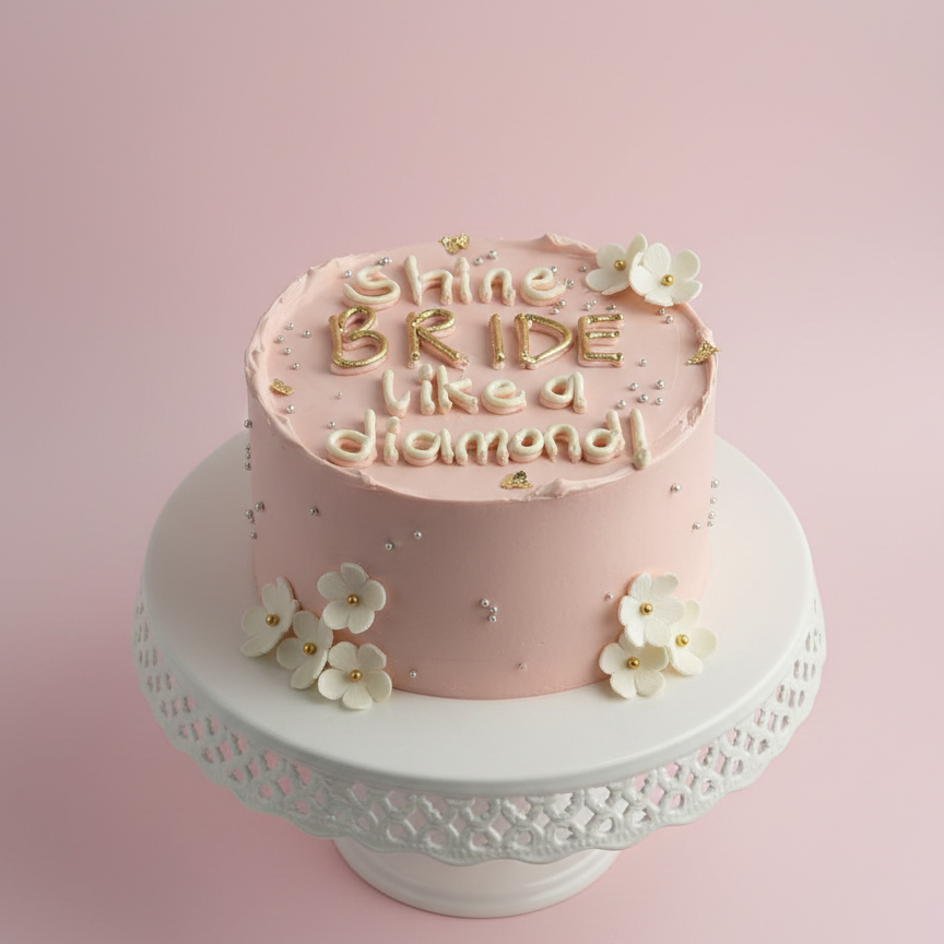 Miss to Mrs. Bloom Cake