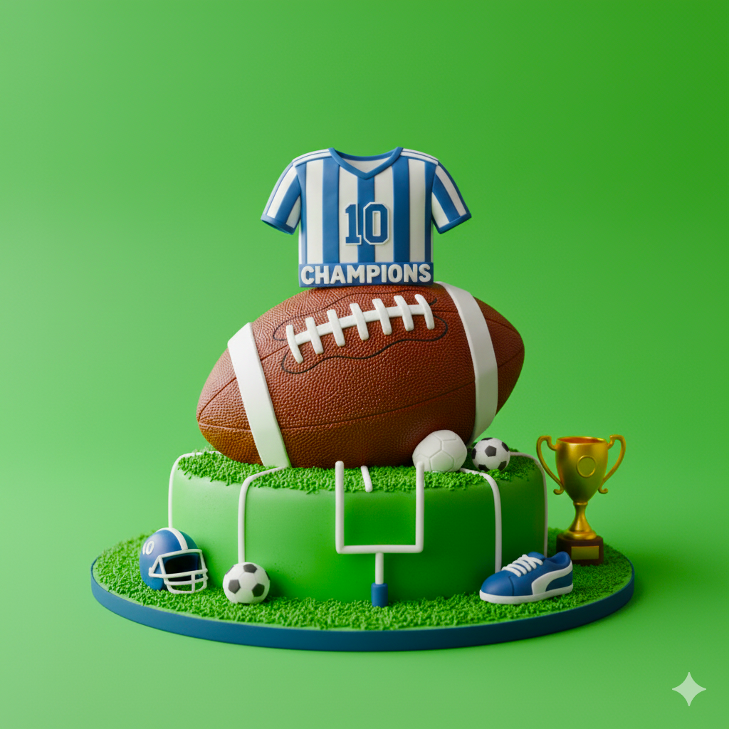 American Football Theme Cake