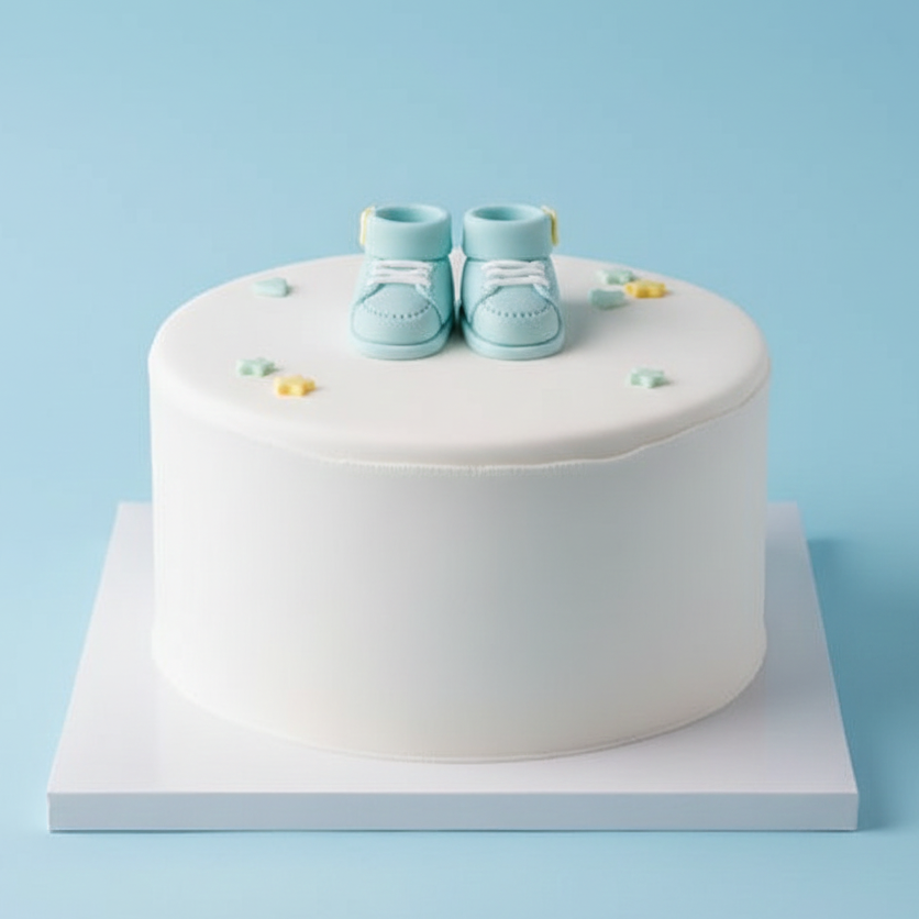 Baby Booties Cake