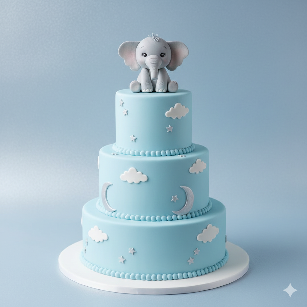Baby Elephant Cake