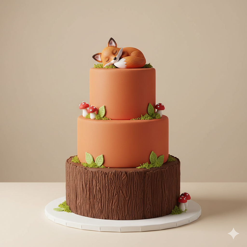 Baby Fox Cake