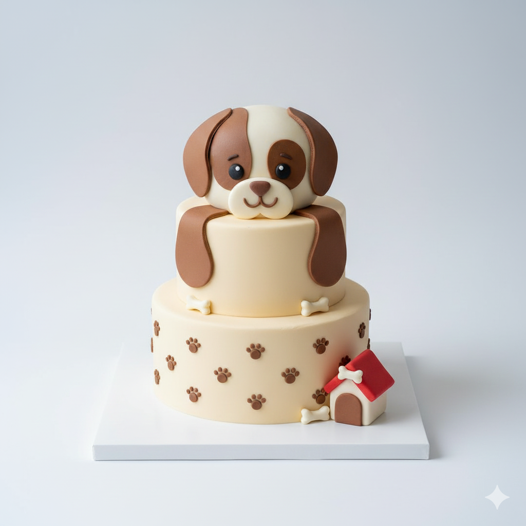 Baby Puppy Cake