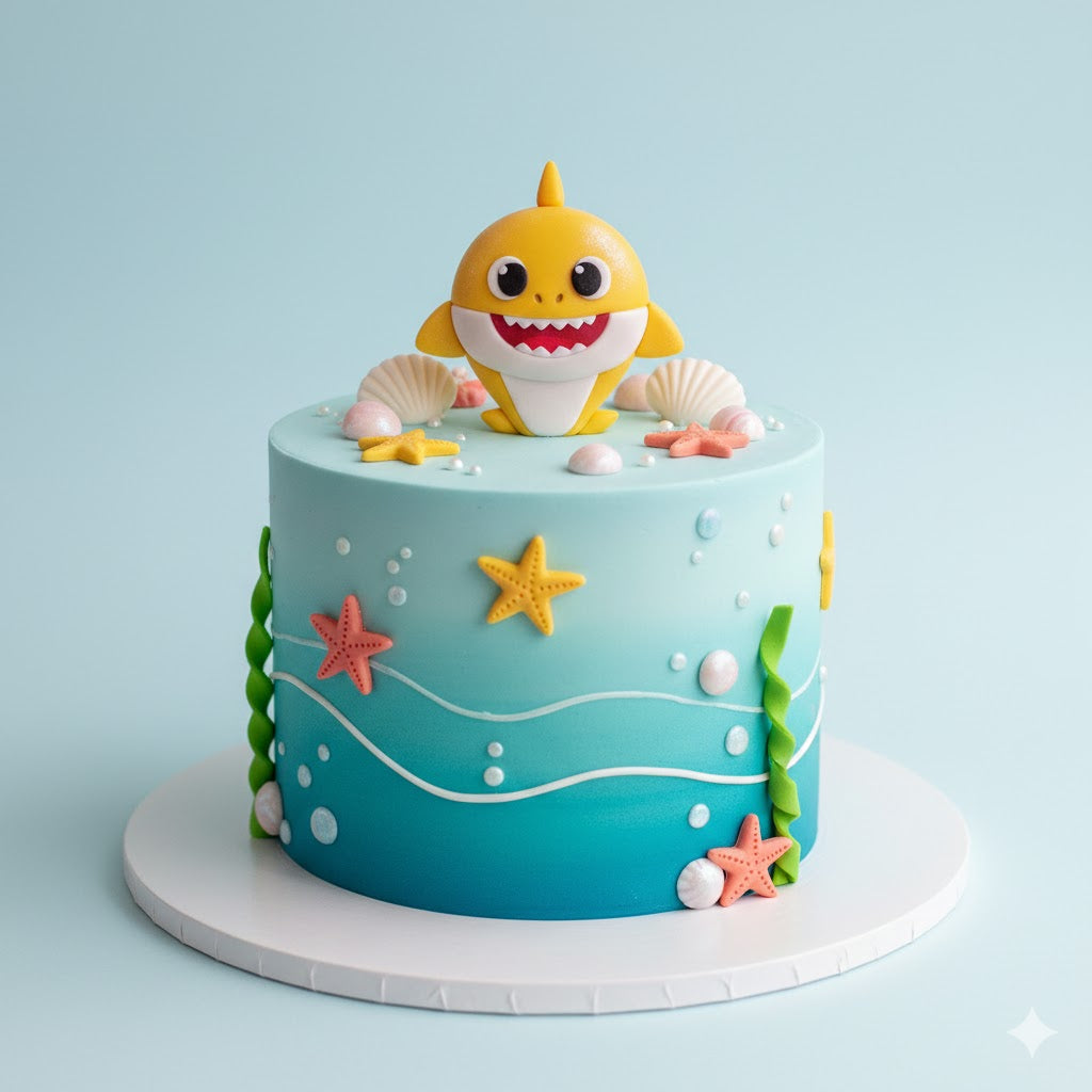 Baby Shark Sea Adventure Cake