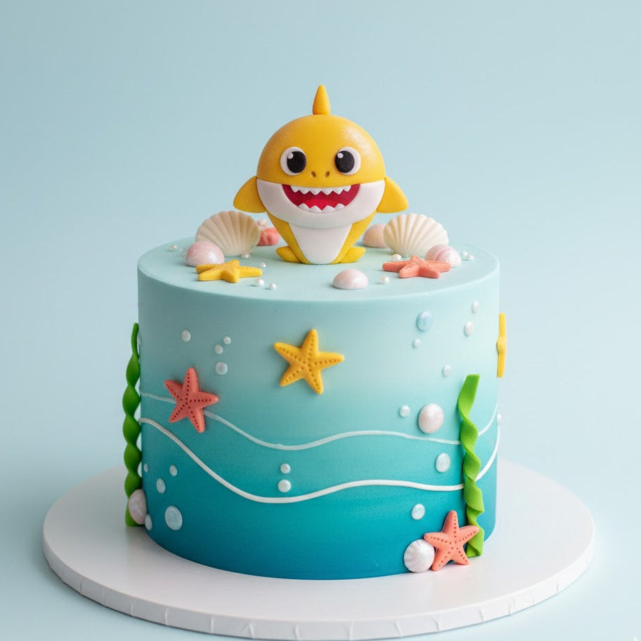Baby Shark Sea Adventure Cake