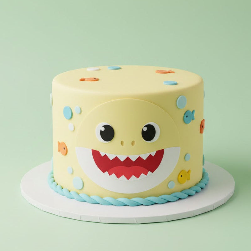 Baby Shark Smile Cake