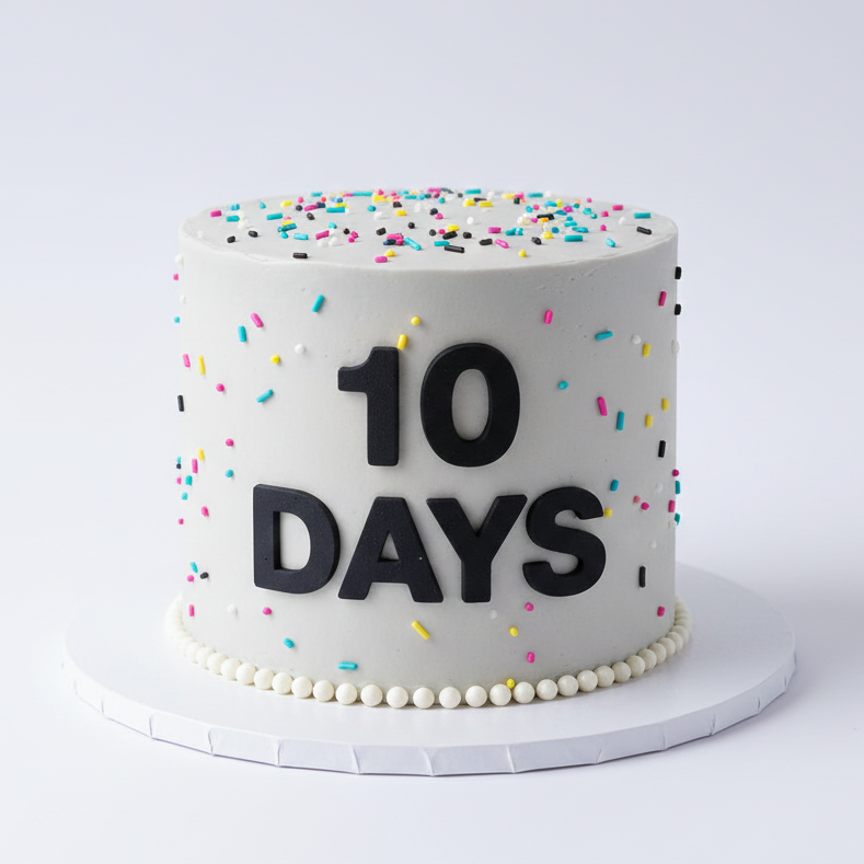 Bachelor Countdown Cake