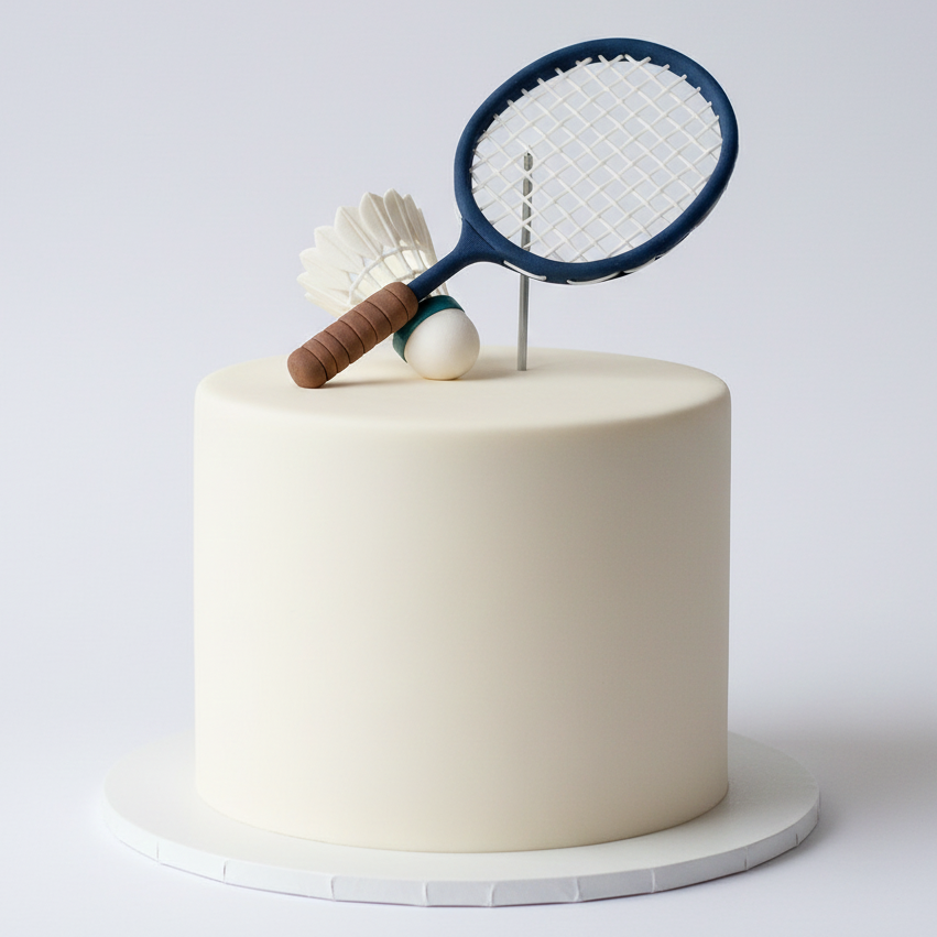 Badminton Racket Cake