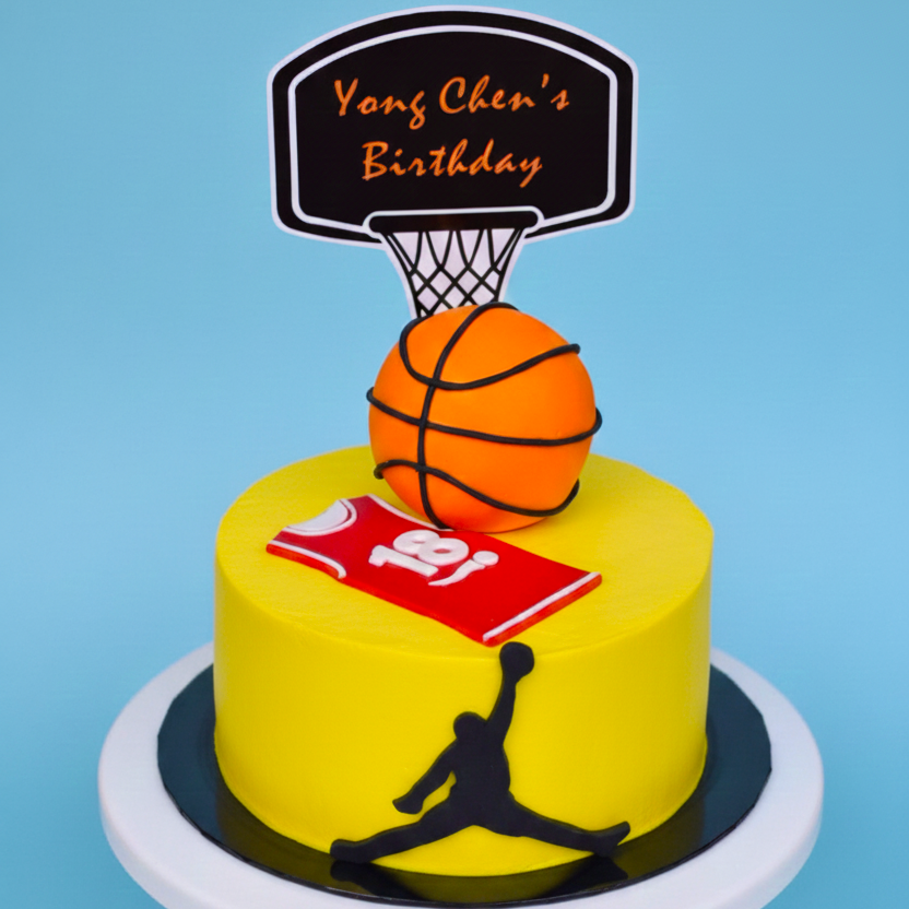 Basketball Duck Theme Cake