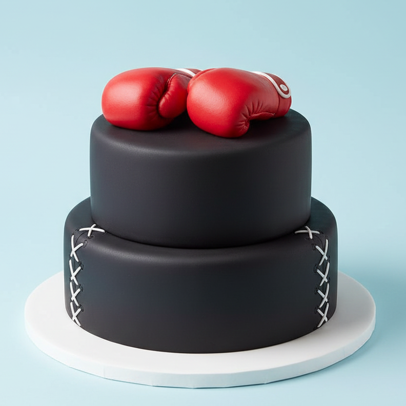 Boxing Gloves Cake