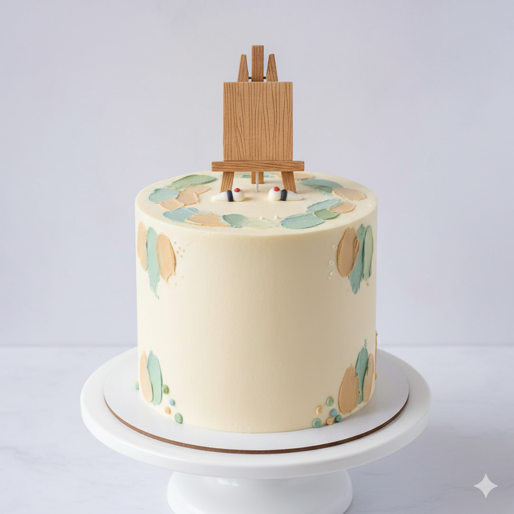 Canvas Art Cake